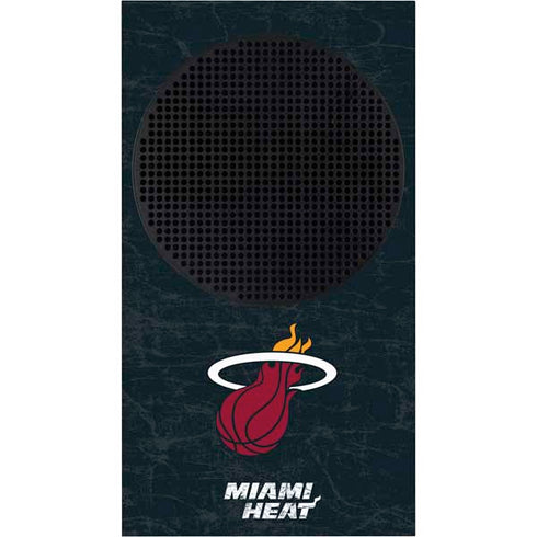 NBA Miami Heat Black Partial Logo Xbox Series S Console Skin